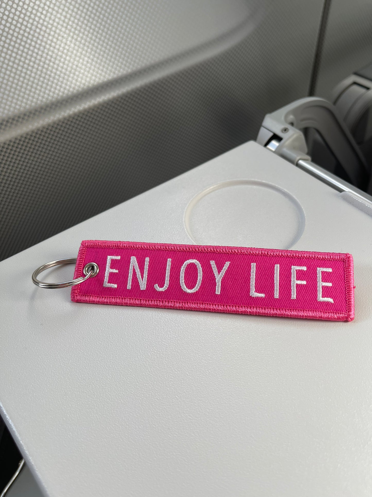 Enjoy Life Keychain PINK
